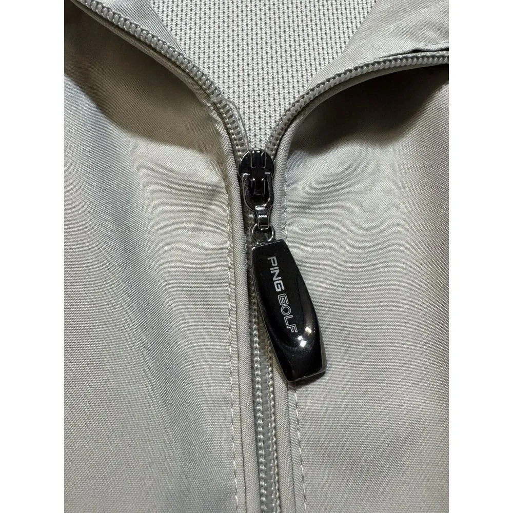 Ping Collection Golf Jacket Performance Beige - Size‎ Medium